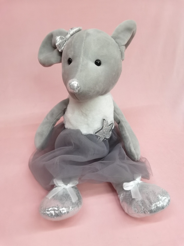OSO GRIS VESTIDO GRIS